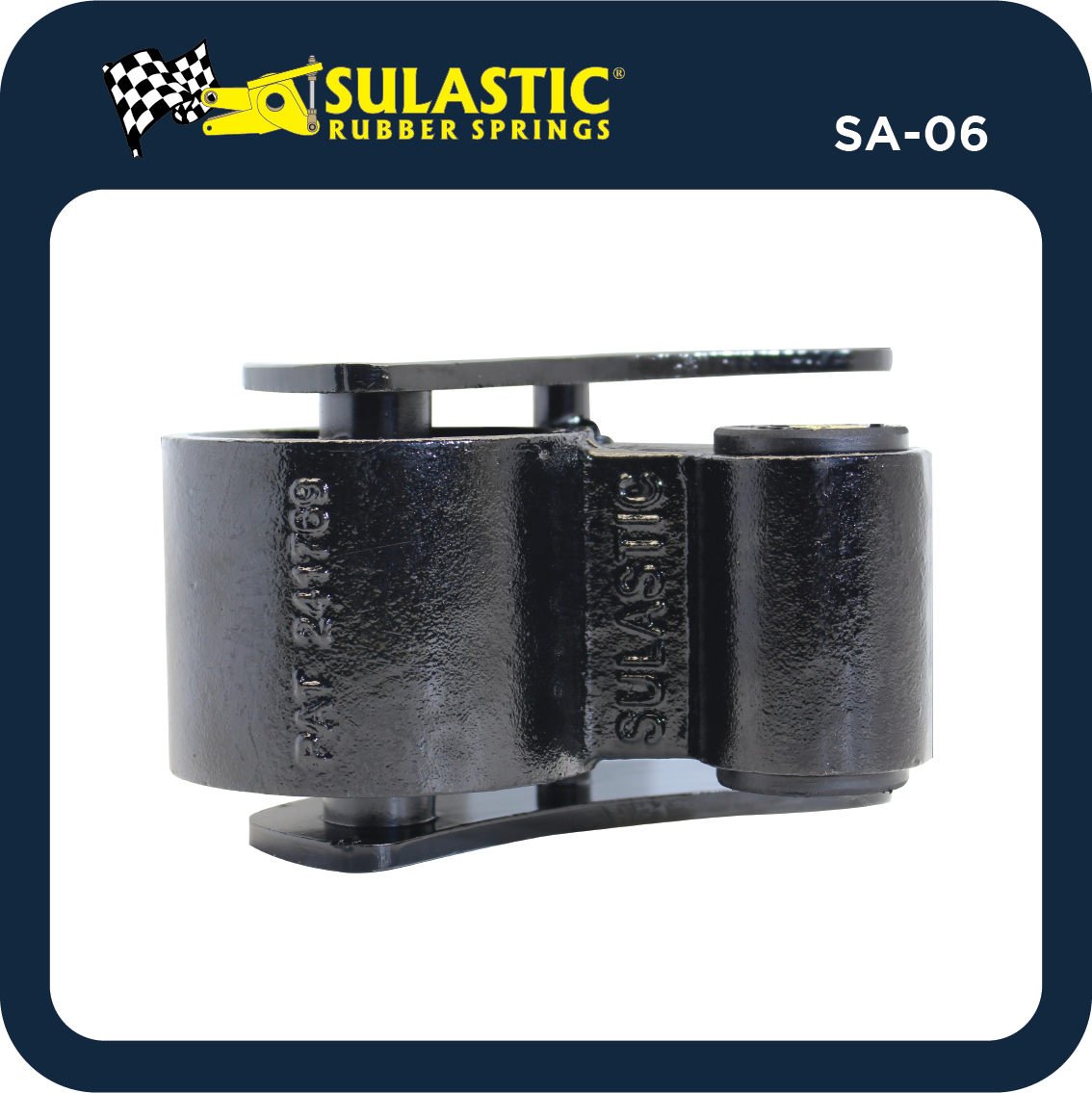 Sulastic Rubber Springs. Leaf Spring Shackle